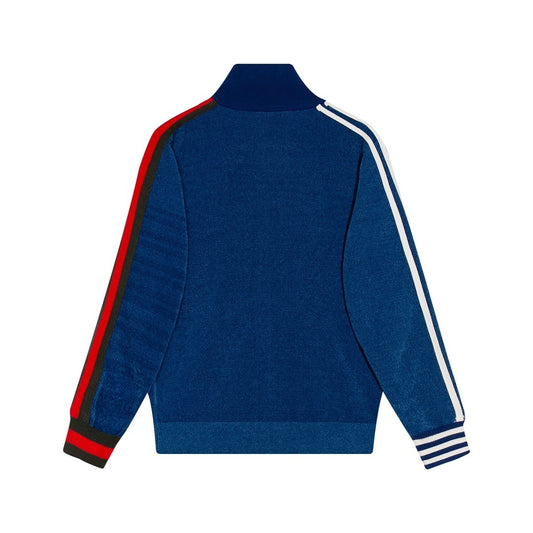 Adidas x Gucci Zip-Up Sweater "Blue"