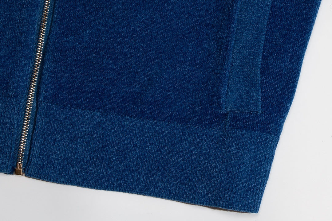 Adidas x Gucci Zip-Up Sweater "Blue"