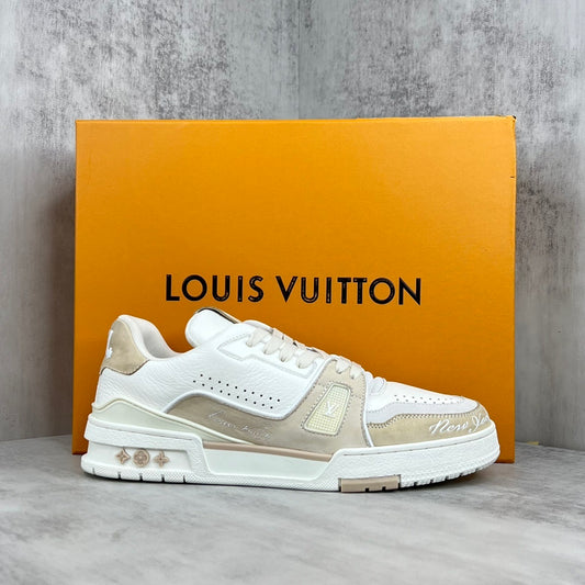 Louis Vuitton Trainers "White-Beige"