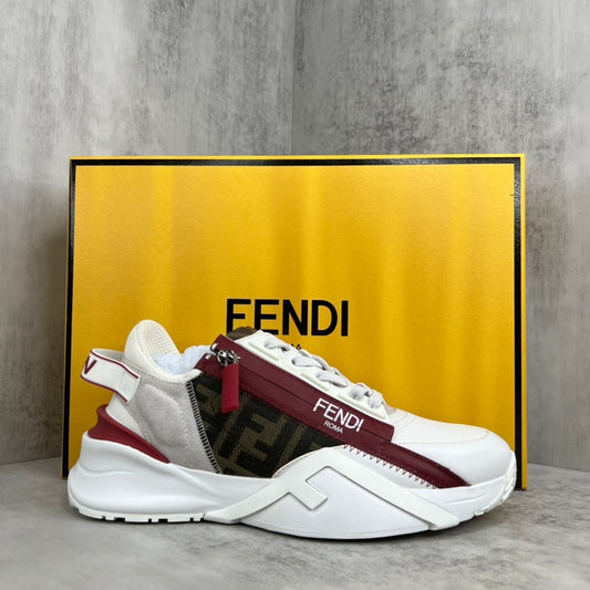 Fendi Flow "White-Red Monogram"