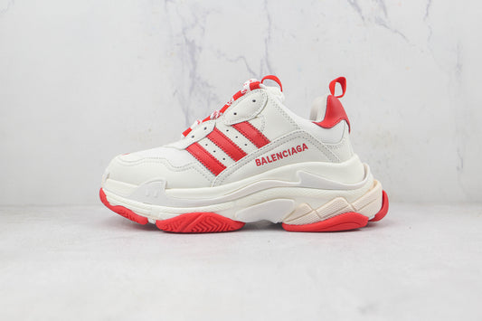 Balenciaga x Adidas Triple S "White-Red"