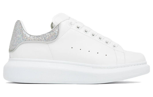 Alexander McQueen Oversized "White-Silver Glitter"