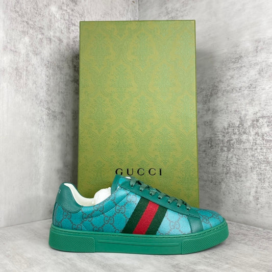 Gucci Ace "Green Monogram"