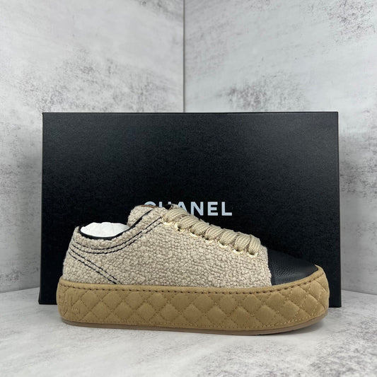 Chanel Tweed "Beige-Black"