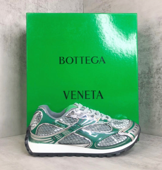 Bottega Veneta Orbit "Green-Silver"
