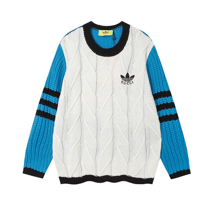 Adidas x Gucci Sweater "White-Blue-Black"