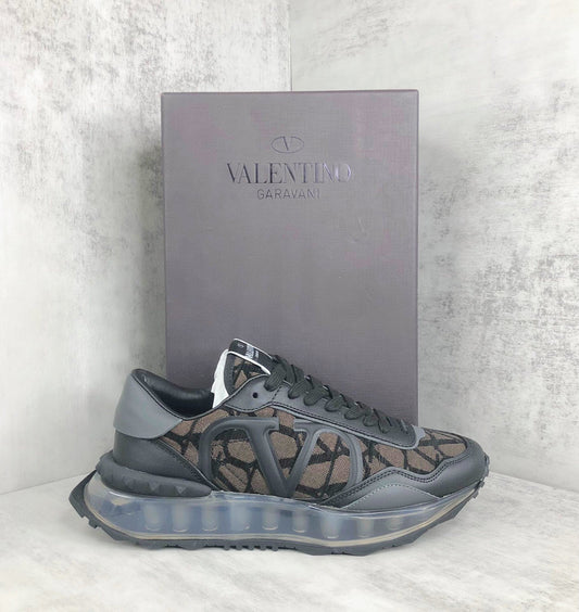 Valentino Garavani Netrunner "Black-Brown Monogram"