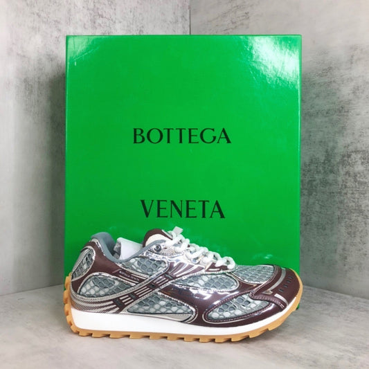 Bottega Veneta Orbit "Red-Silver"