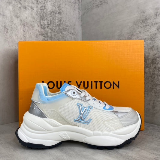 Louis Vuitton Run 55 "White-Silver-Blue"