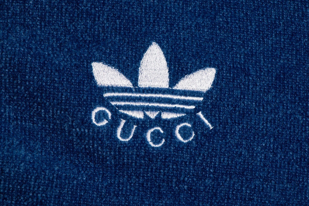 Adidas x Gucci Zip-Up Sweater "Blue"