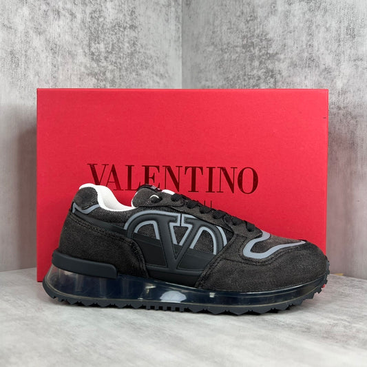 Valentino Garavani V-Logo "Black Denim"