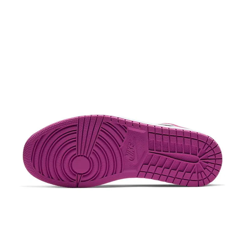 Air Jordan 1 Low "Black-Fuchsia"