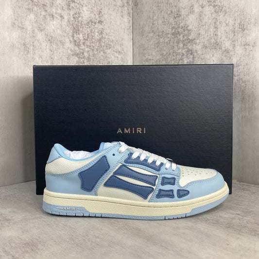 Amiri Skel Top Low "Baby Blue-White"