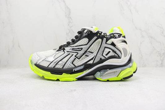 Balenciaga Runner "White-Black-Fluo Yellow"