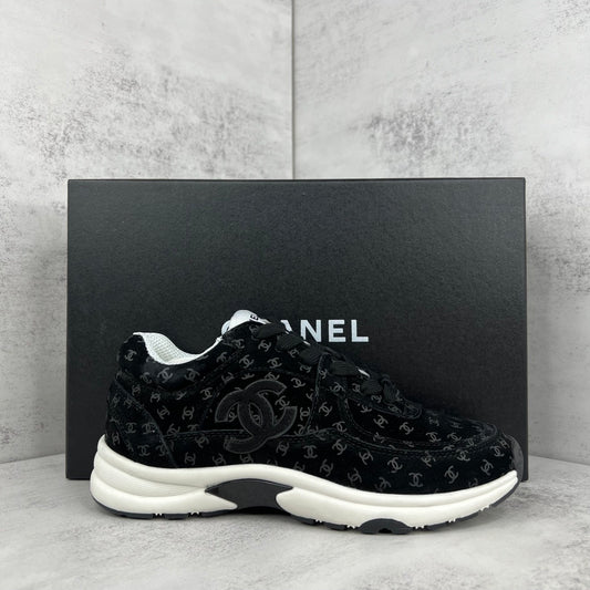 Chanel 22A "Black All Over Logo"