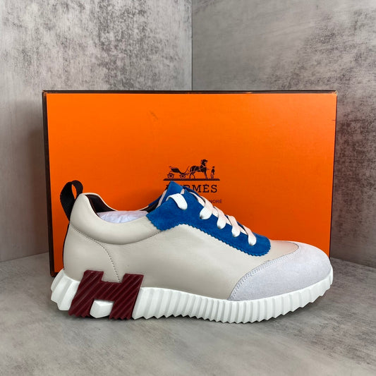 Hermes Bouncing Sneakers "Beige-Grey-Blue"