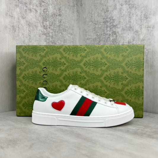 Gucci Ace "White Heart"
