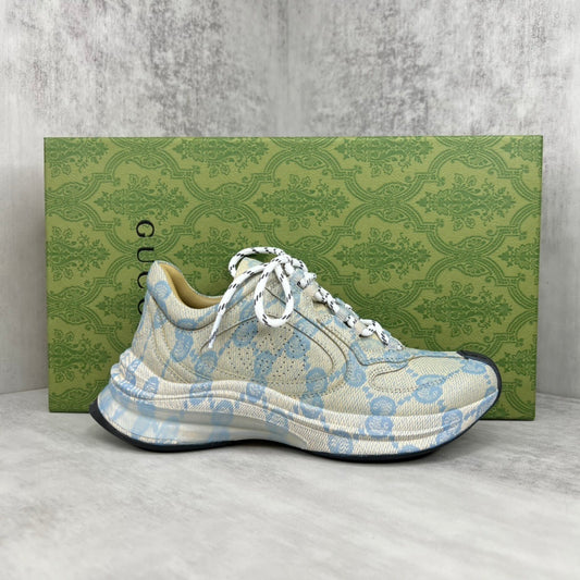 Gucci Run "Beige-Blue Monogram"
