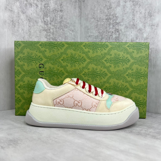 Gucci Screener Double "Beige-Pink Monogram"