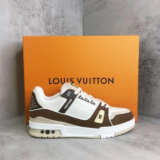 Louis Vuitton Trainers "Mocha-White"