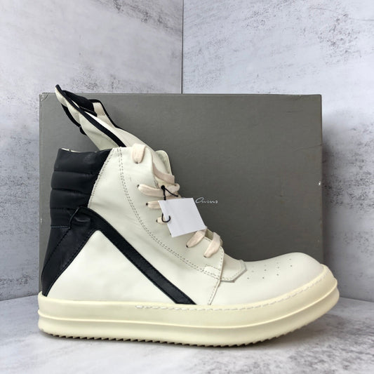 Rick Owens Geobasket "White-Black"