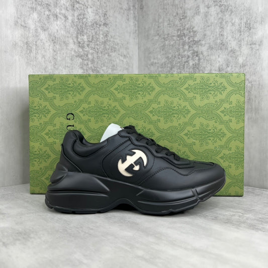 Gucci Rhyton Interlocking G "Black-White"