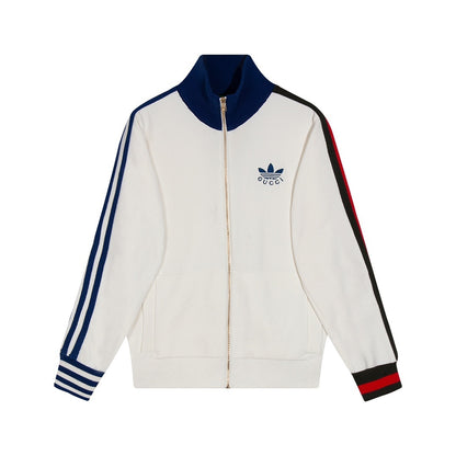 Adidas x Gucci Zip-Up Sweater "White"