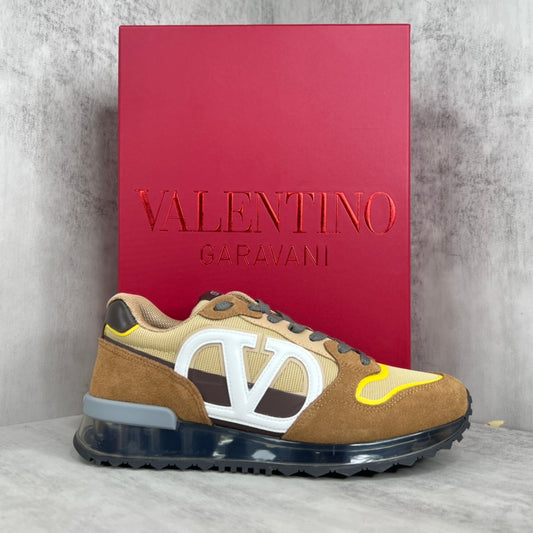 Valentino Garavani V-Logo "Brown-Beige-Yellow"