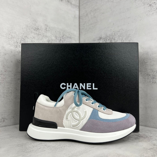 Chanel 22P Low "White-Grey-Blue"