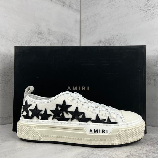 Amiri Court Low "White-Black Stars"